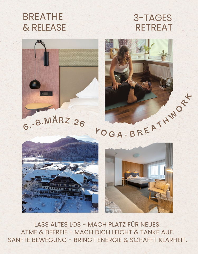 Yoga & Breath-Work-Retreat 2-3 Nächte 3-4 Tage